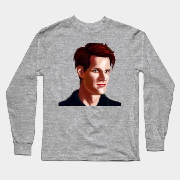 Matt Smith Long Sleeve T-Shirt by Sobalvarro